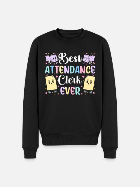 Attendance Secretary - Men's Premium Organic Jumper - black