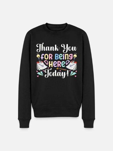 Attendance Secretary - Men's Premium Organic Jumper - black