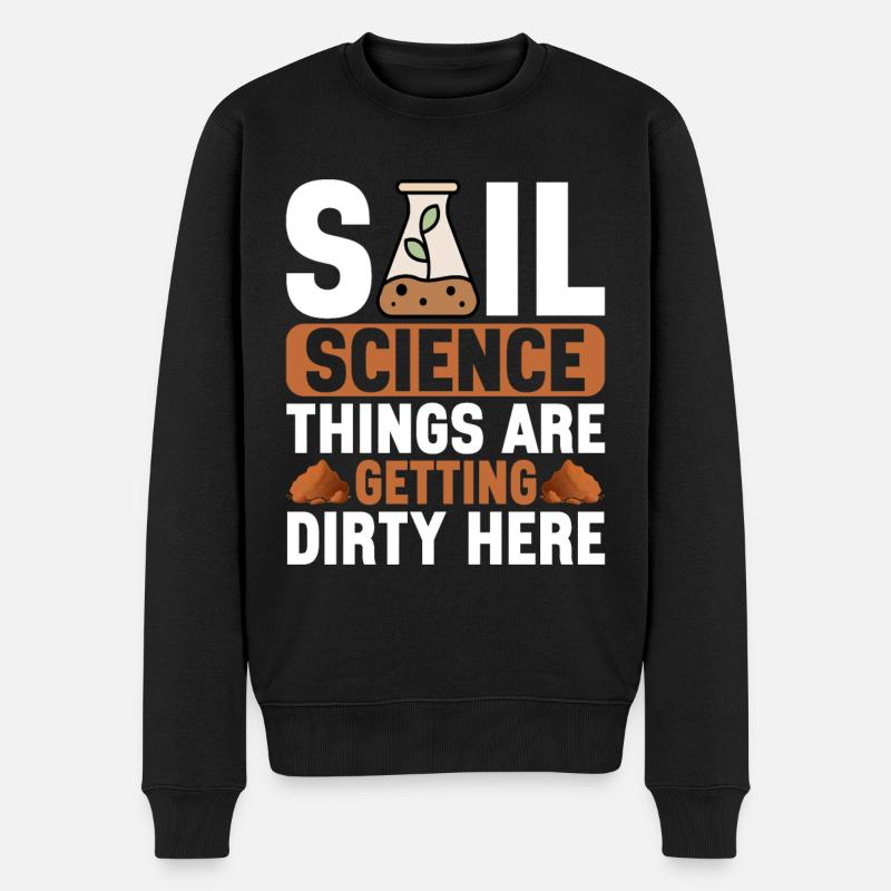 Bodenwissenschaftler Science du sol - Pull Premium bio Homme - noir
