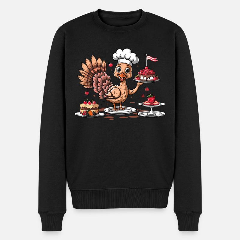 Grateful Gobble Wobble Thanksgiving - Pull Premium bio Homme - noir