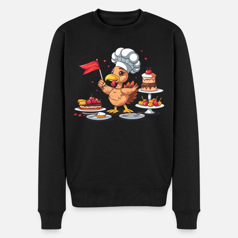 Grateful Gobble Wobble Thanksgiving - Pull Premium bio Homme - noir