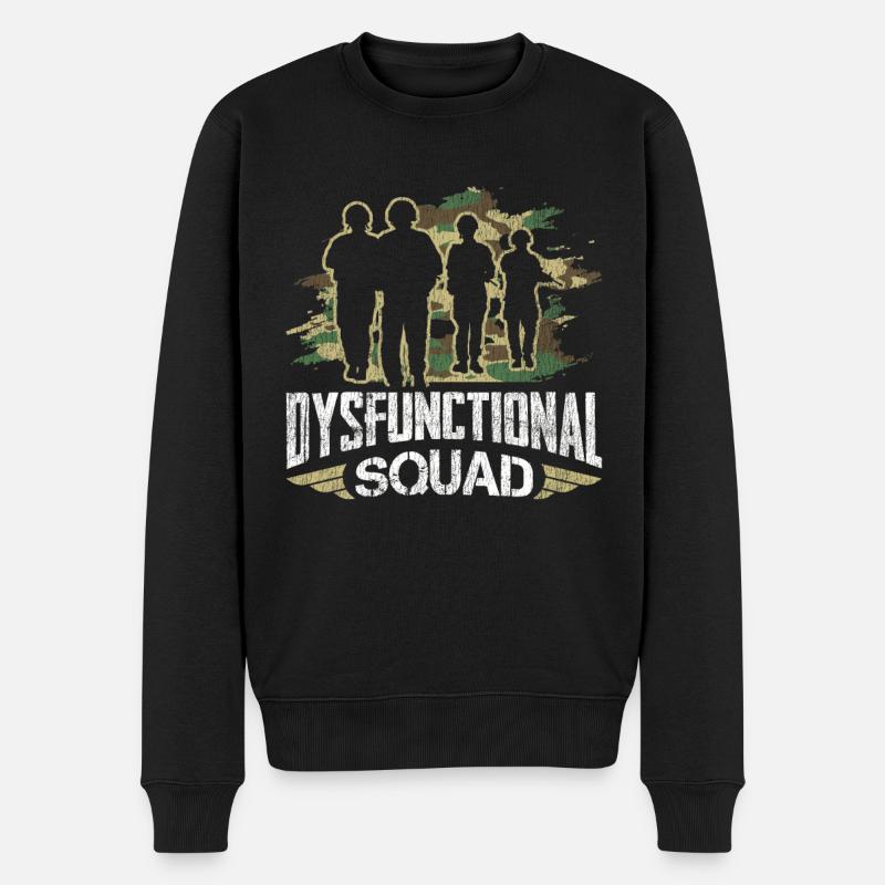 Vétéran Médicamenté Dysfonctionnel - Pull Premium bio Homme - noir