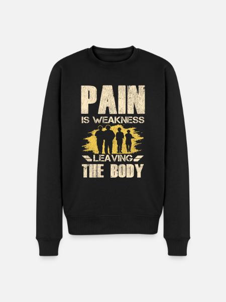 Veteran Medicated Dysfunctional - Men's Premium Organic Jumper - black