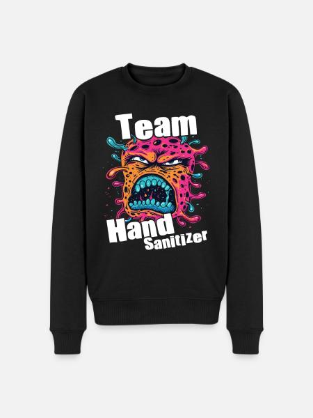 Hand sanitizer Hand washing - Men's Premium Organic Jumper - black
