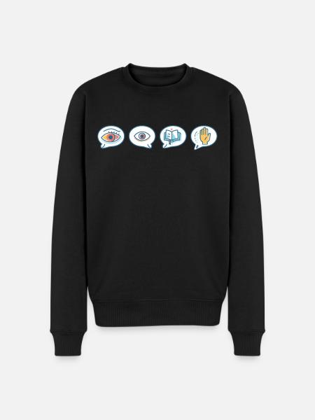 phonemisPhonemic consciousness science - Men's Premium Organic Jumper - black