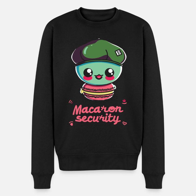 Macaron lovers Macaron Baker - Men's Premium Organic Jumper - black