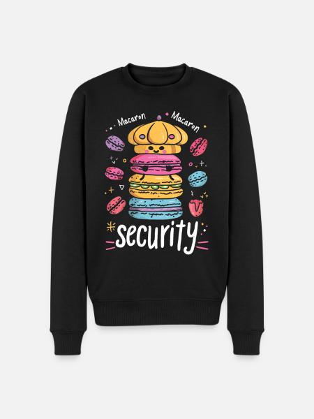 Macaron lovers Macaron Baker - Men's Premium Organic Jumper - black