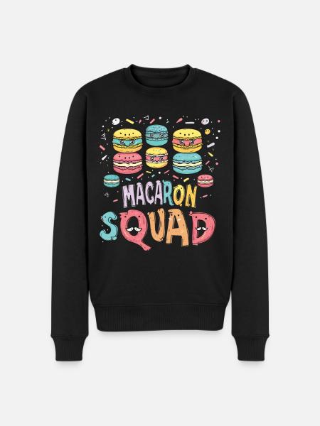 Macaron lovers Macaron Baker - Men's Premium Organic Jumper - black