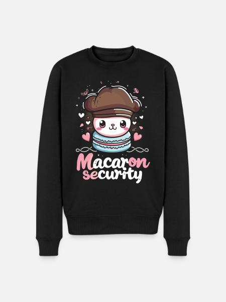 Macaron lovers Macaron Baker - Men's Premium Organic Jumper - black