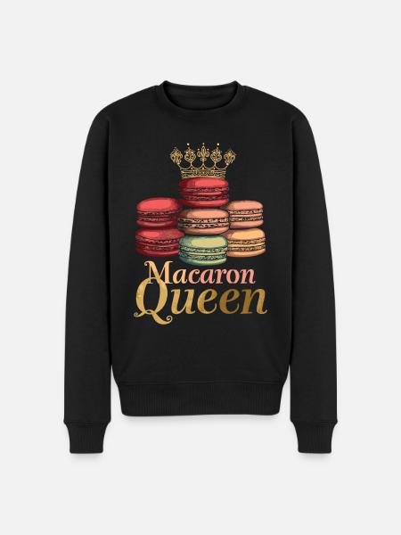 Macaron lovers Macaron Baker - Men's Premium Organic Jumper - black