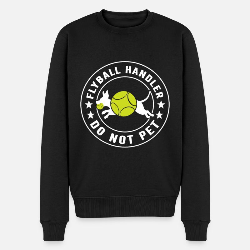 Flyball Sports canins - Pull Premium bio Homme - noir