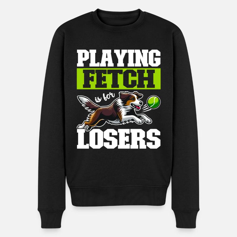 Flyball Sports canins - Pull Premium bio Homme - noir