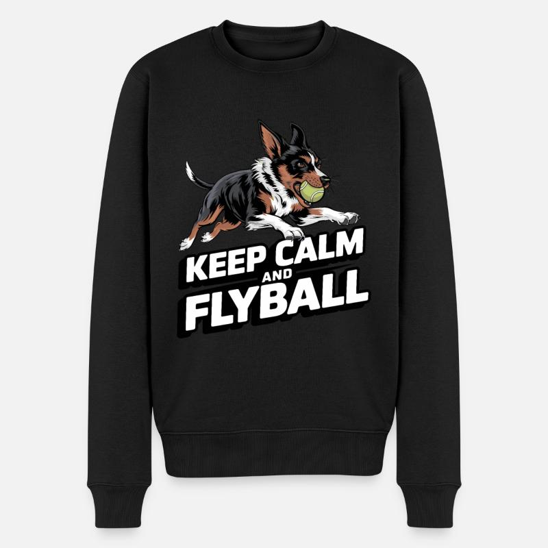 Flyball Sports canins - Pull Premium bio Homme - noir