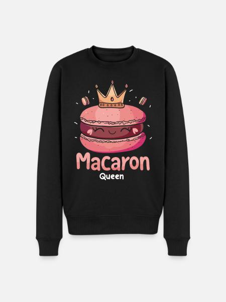 Macaron lovers Macaron Baker - Men's Premium Organic Jumper - black