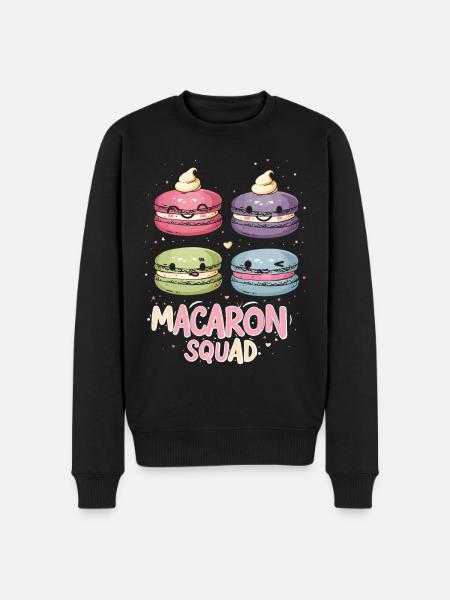 Macaron lovers Macaron Baker - Men's Premium Organic Jumper - black