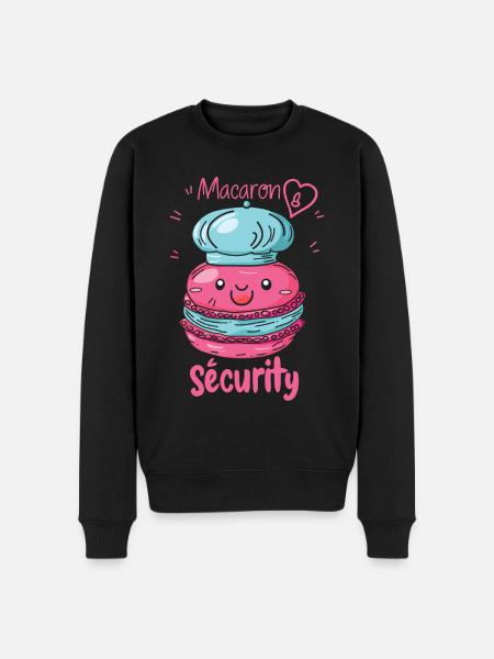 Macaron lovers Macaron Baker - Men's Premium Organic Jumper - black