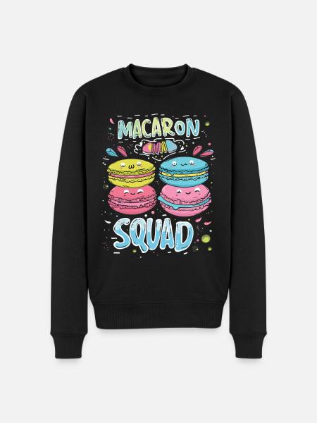 Macaron lovers Macaron Baker - Men's Premium Organic Jumper - black