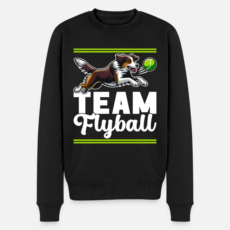 Flyball Sports canins - Pull Premium bio Homme - noir