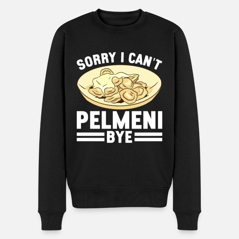 Pelmeni Cuisine russe - Pull Premium bio Homme - noir