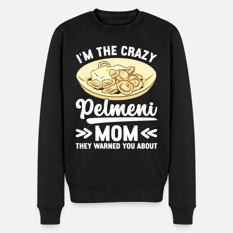 Pelmeni Cuisine russe - Pull Premium bio Homme - noir