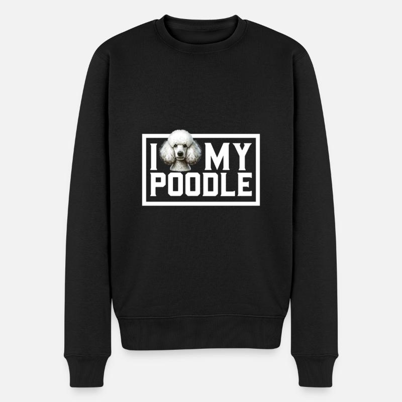 J’adore mon caniche - Pull Premium bio Homme - noir