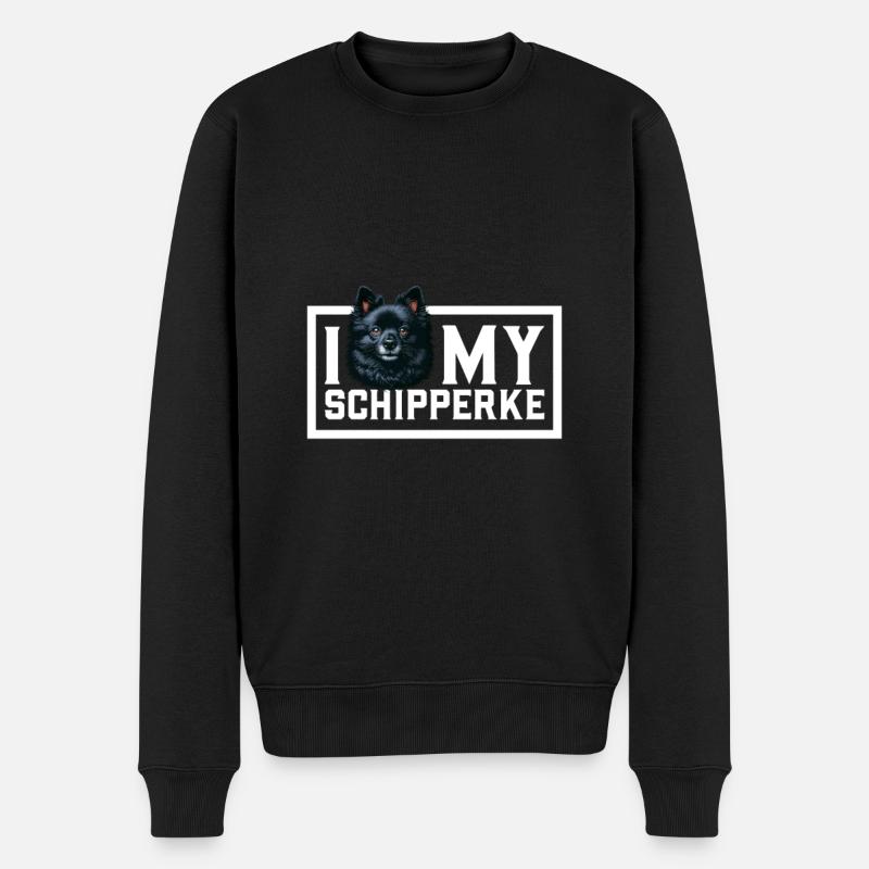 J’adore mon Schipperke - Pull Premium bio Homme - noir