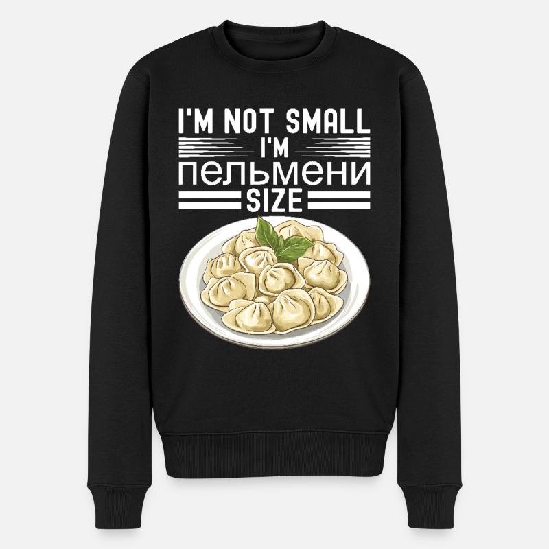 Pelmeni Cuisine russe - Pull Premium bio Homme - noir