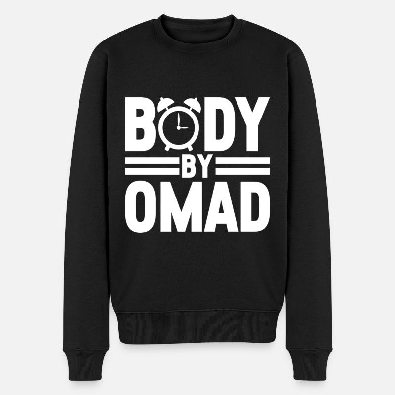 Intervallfasten Intermittierendes Fasten - Männer Premium Bio Pullover - Schwarz
