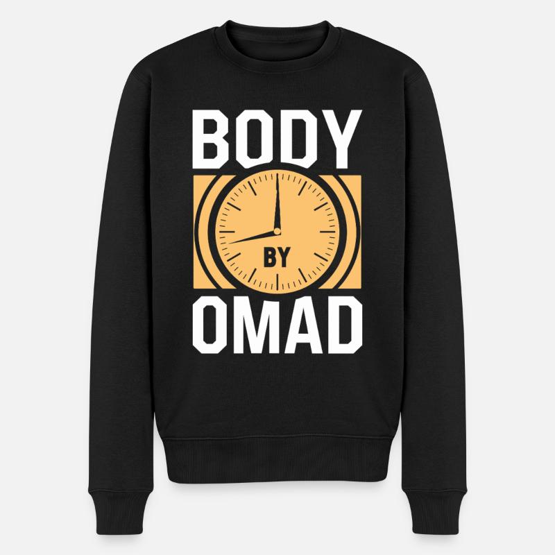 Intermittent fasting Intermittent fasting - Men's Premium Organic Jumper - black