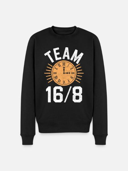 Intermittent fasting Intermittent fasting - Men's Premium Organic Jumper - black