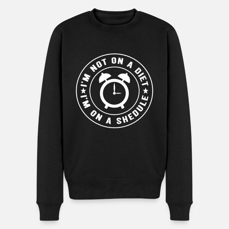 Intermittent fasting Intermittent fasting - Men's Premium Organic Jumper - black