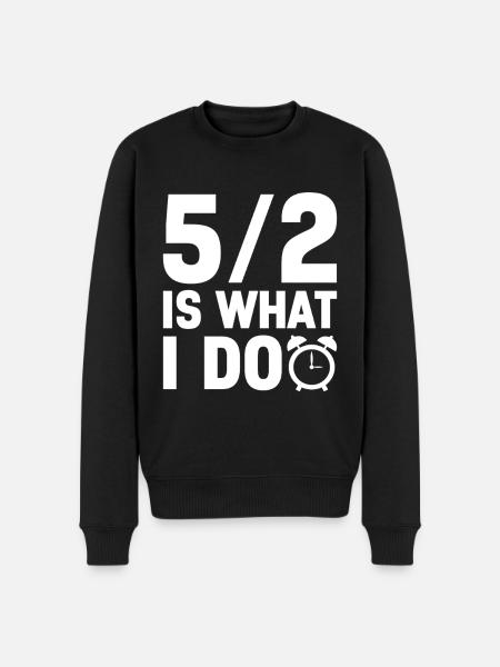 Intermittent fasting Intermittent fasting - Men's Premium Organic Jumper - black