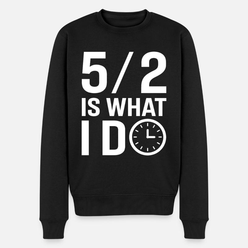 Intermittent fasting Intermittent fasting - Men's Premium Organic Jumper - black