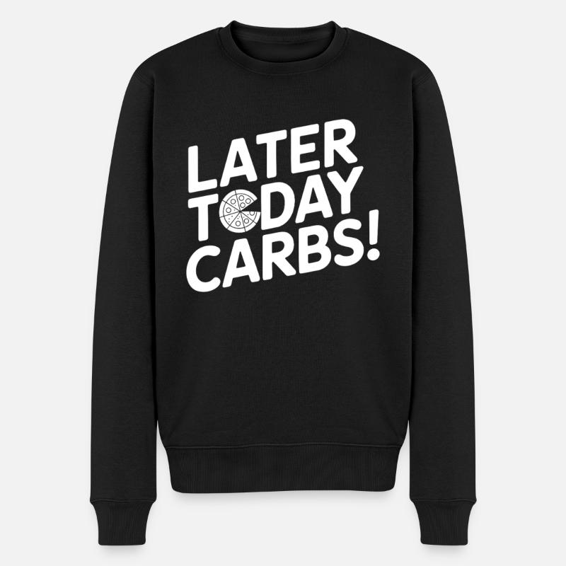 Intermittent fasting Intermittent fasting - Men's Premium Organic Jumper - black