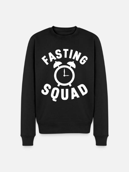 Intermittent fasting Intermittent fasting - Men's Premium Organic Jumper - black