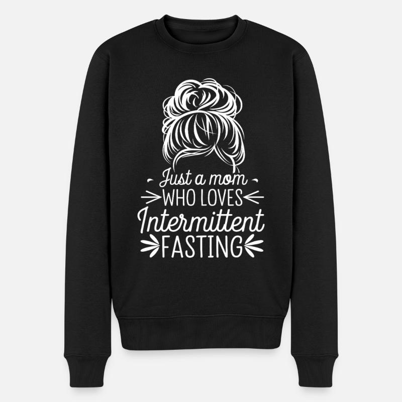Intermittent fasting Intermittent fasting - Men's Premium Organic Jumper - black