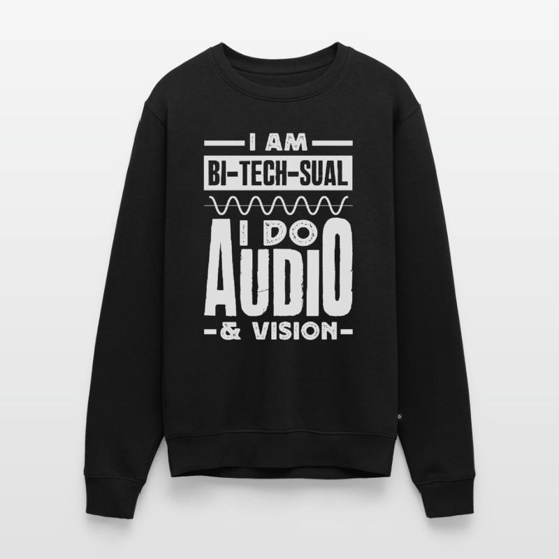 Lustiger Audiovisueller Techniker AV Tec Männer Premium Bio Pullover