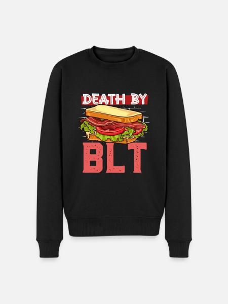 Death by BLT - Men's Premium Organic Jumper - black