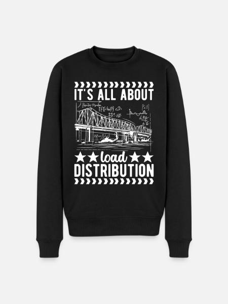 Bridge Engineer Bridge Construction - Men's Premium Organic Jumper - black