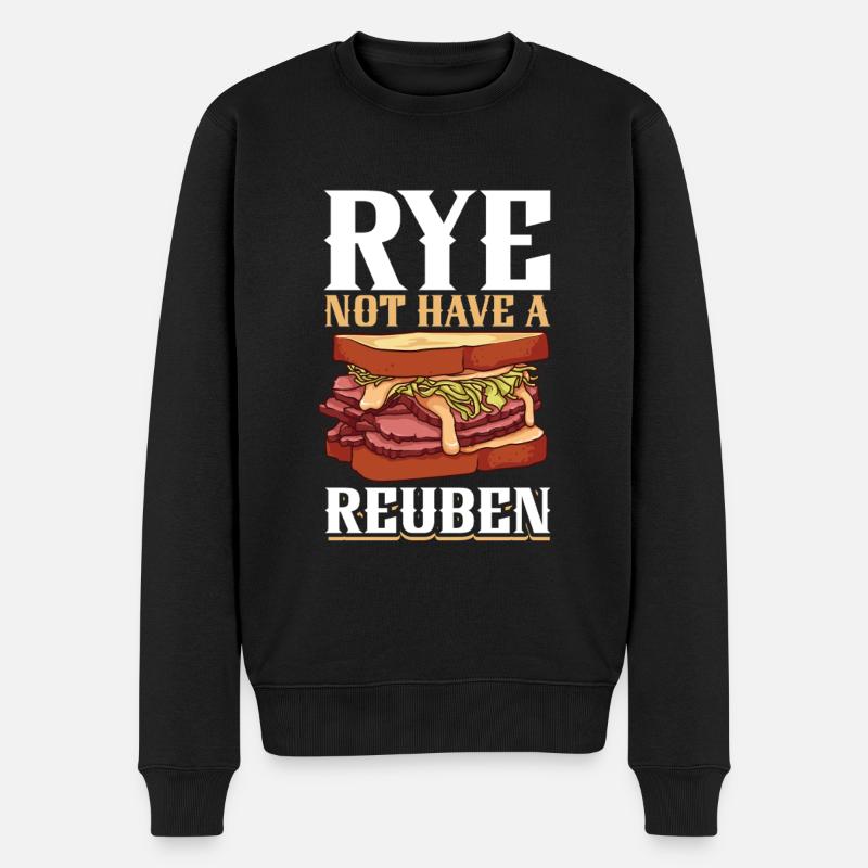 Why not a Reuben - Men's Premium Organic Jumper - black