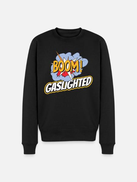 True Professional Gaslighting - Men's Premium Organic Jumper - black