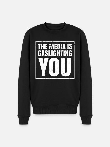 True Professional Gaslighting - Men's Premium Organic Jumper - black