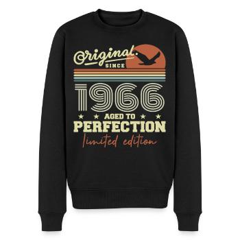 Original 1966 cadeau anniversaire 1945 rétro 1966 - Pull Premium bio Homme - noir - Devant - Nico (187cm)