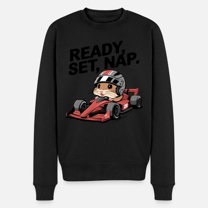 Ready Set Nap Hamster Course - Pull Premium bio Homme - noir