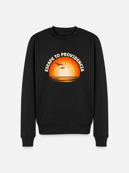 I'm fleeing to Providencia - Men's Premium Organic Jumper - black