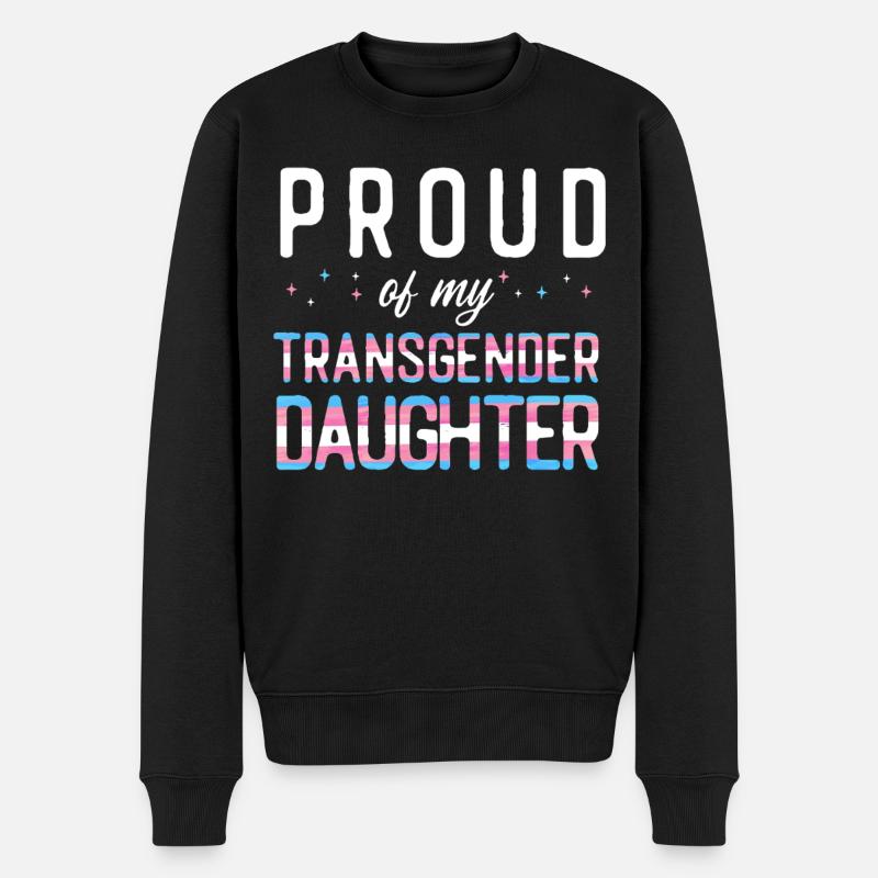 Fierté LGBT transgenre - Pull Premium bio Homme - noir