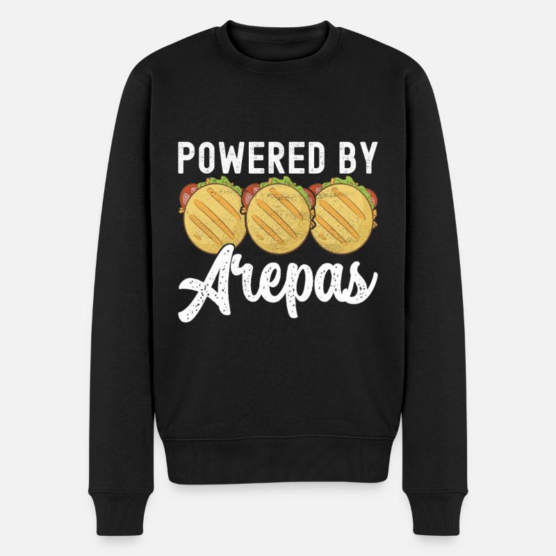 Arepas vénézuélienne - Pull Premium bio Homme - noir