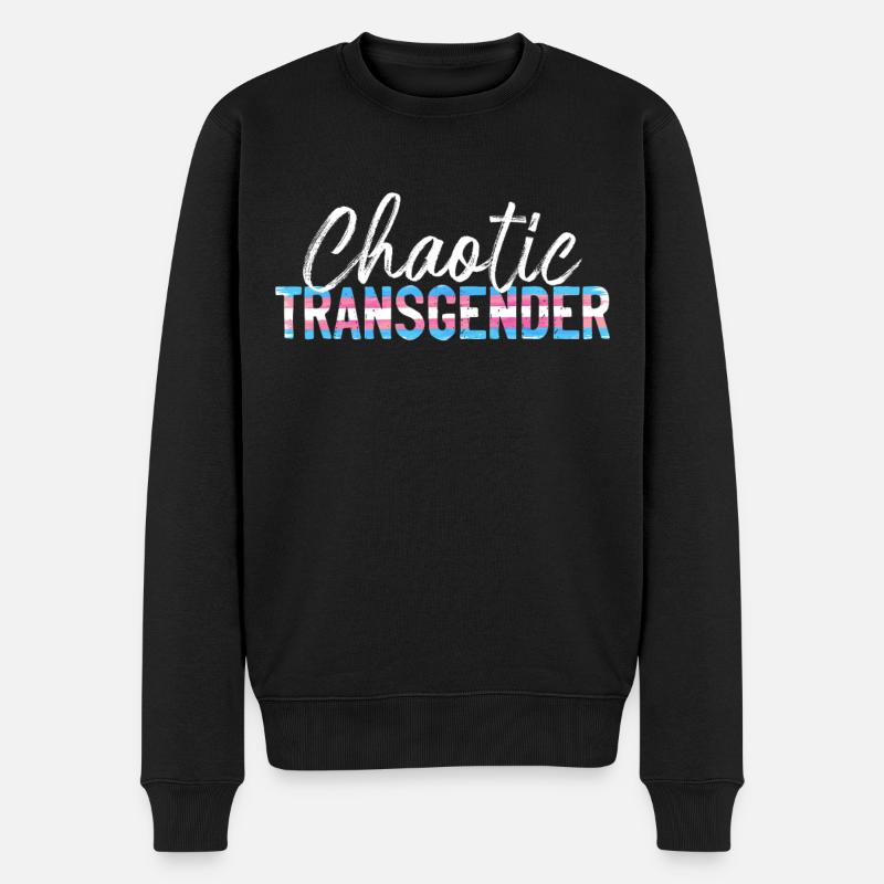 Fierté LGBT transgenre - Pull Premium bio Homme - noir
