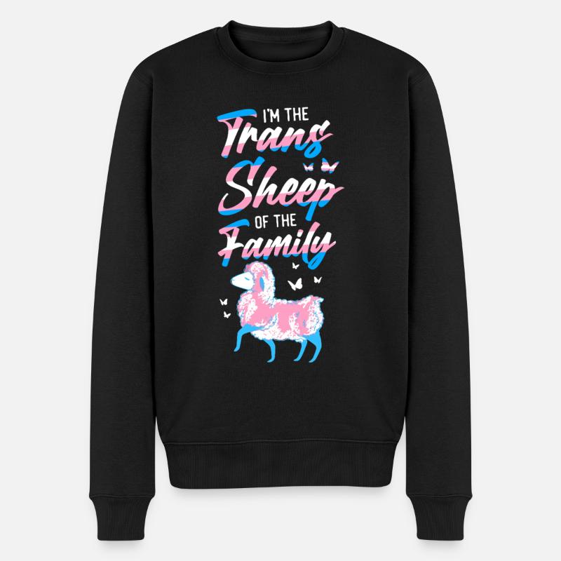 Fierté LGBT transgenre - Pull Premium bio Homme - noir