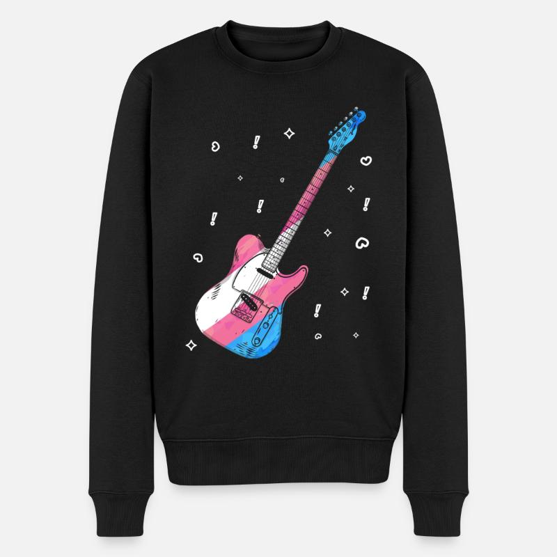 Fierté LGBT transgenre - Pull Premium bio Homme - noir